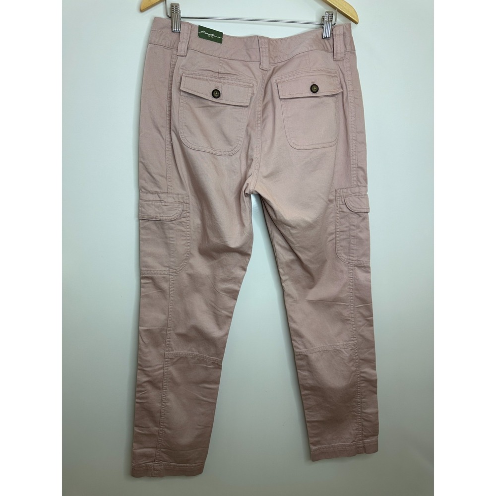 Eddie Bauer Dusty Rose Pink Cotton Twill Cargo Utility Pants Size 10 NWOT Hiking - Picture 10 of 13
